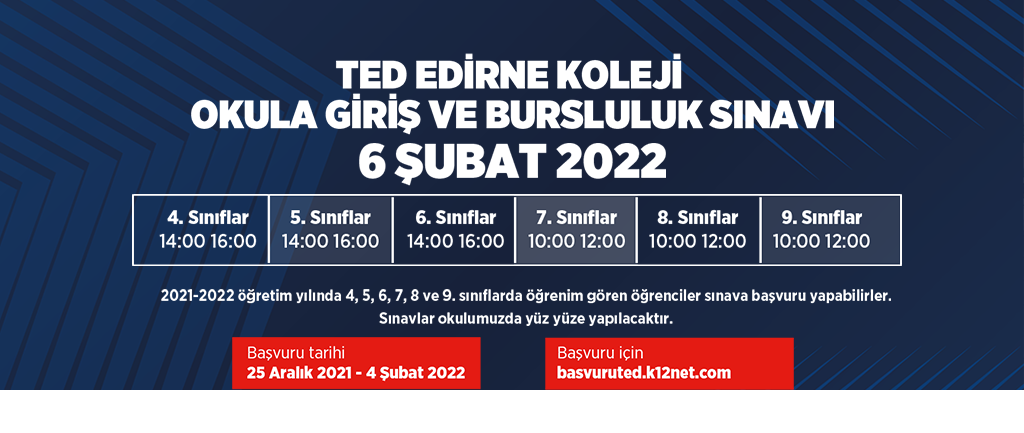 ted edirne koleji giris bursluluk sinavi hakkinda ted edirne koleji